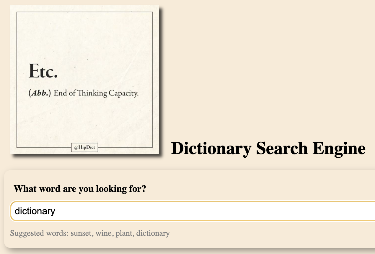 dictionary